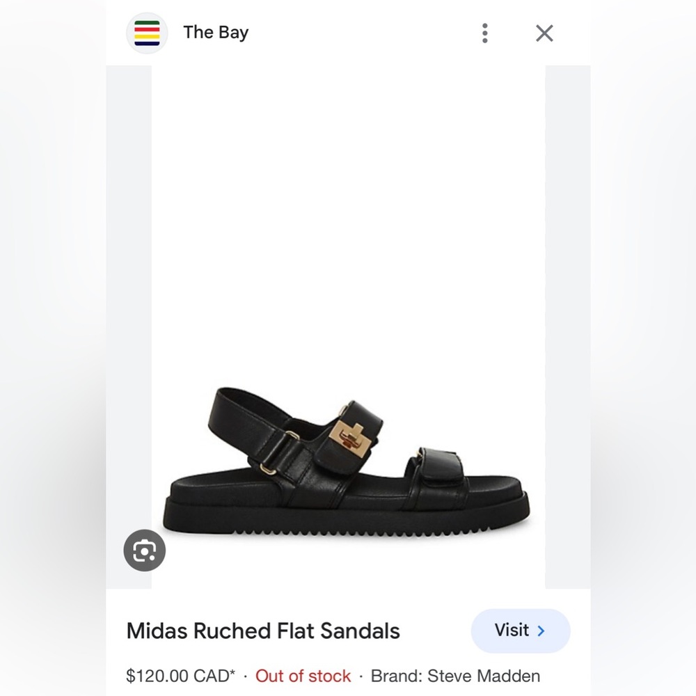 ✨BNIB✨ Steve Madden Sandals with gold hardware